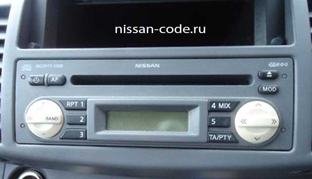 Nissan Blaupunkt code